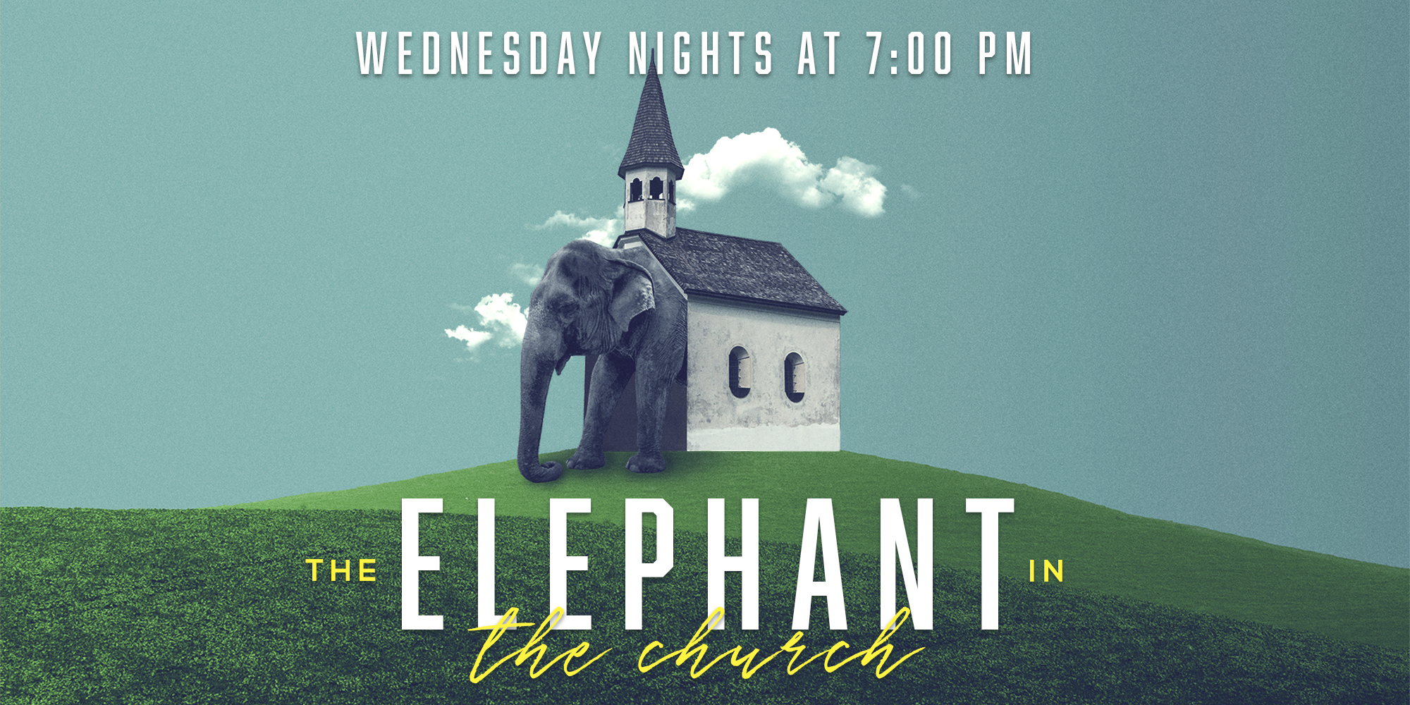 New Series in June Wednesdays at 7PM The Elephant in the Church